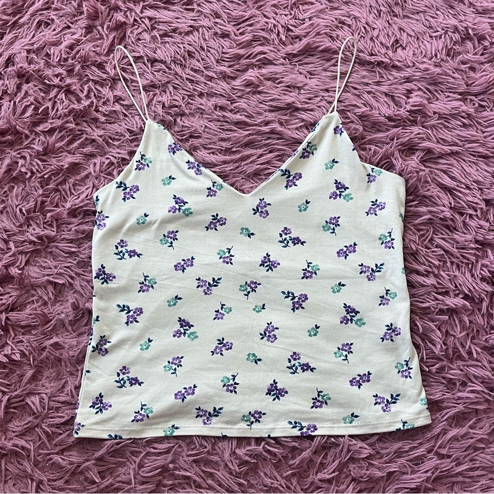 floral tank top